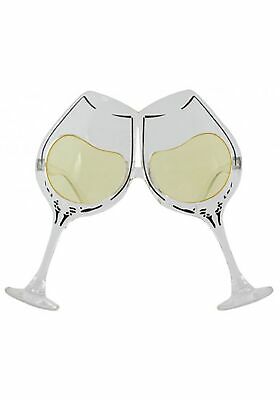 Wine Goblet Eyeglasses- Clear/Yellow - Fresh Stock Dated February 2026