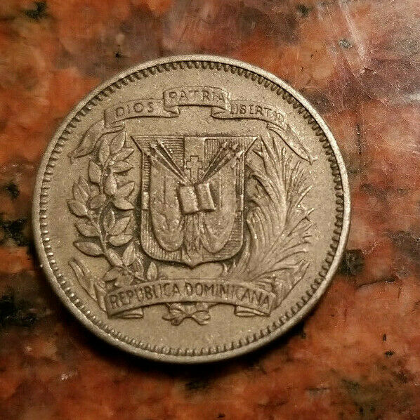 1974 DOMINICAN REPUBLIC 5 CENTAVOS COIN - #9947 - Fresh Stock Dated February 2026