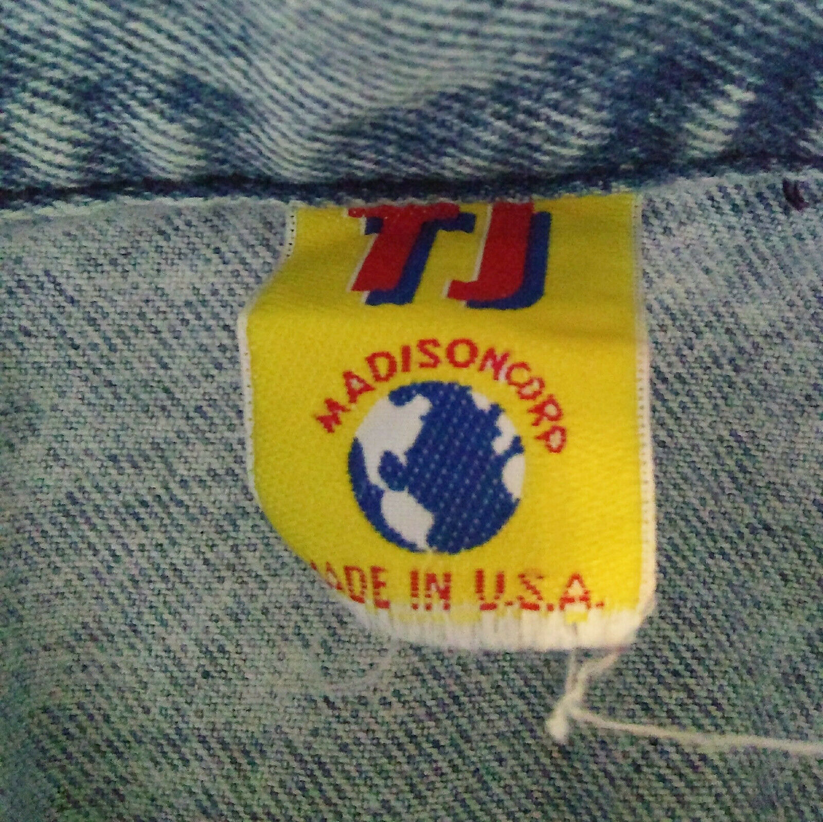 Vintage 80s Acid Washed Denim Jean Mini Skirt High Waist XS 3 - Fresh Stock Dated February 2026