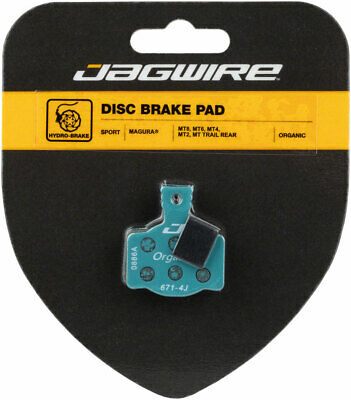 Jagwire Mountain Sport Organic Disc Brake Pads for Magura MT8, MT6, MT4, MT2 - Fresh Stock Dated February 2026