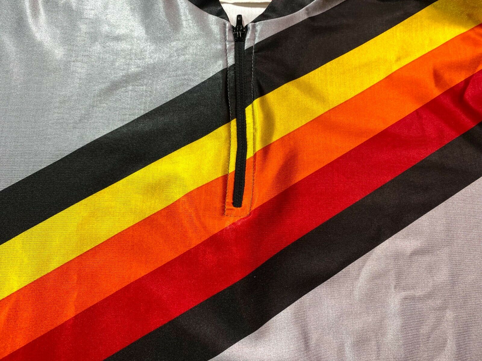 Vintage MARILENA Italy WindSkins Cycling Jersey German Colors SZ 3 - Fresh Stock Dated December 2025