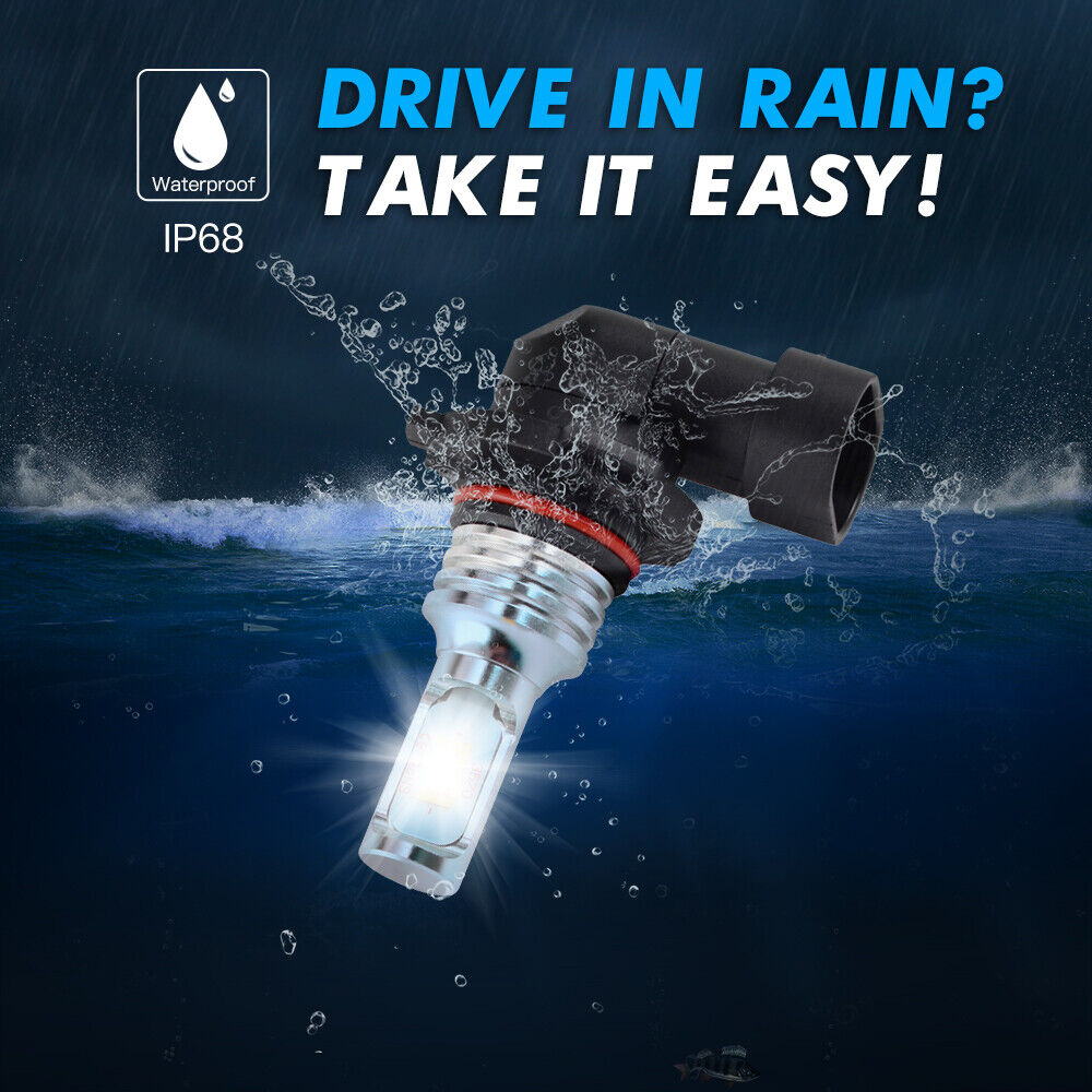 For Can-Am Spyder RT-S SE6 2014-2017 100W LED Headlight 3000LM 6000K White Bulbs - Fresh Stock Dated February 2026