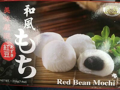 Royal Family Japanese Rice Cake Mochi Daifuku (Red Bean), 7.4 Ounce - Fresh Stock Dated December 2025