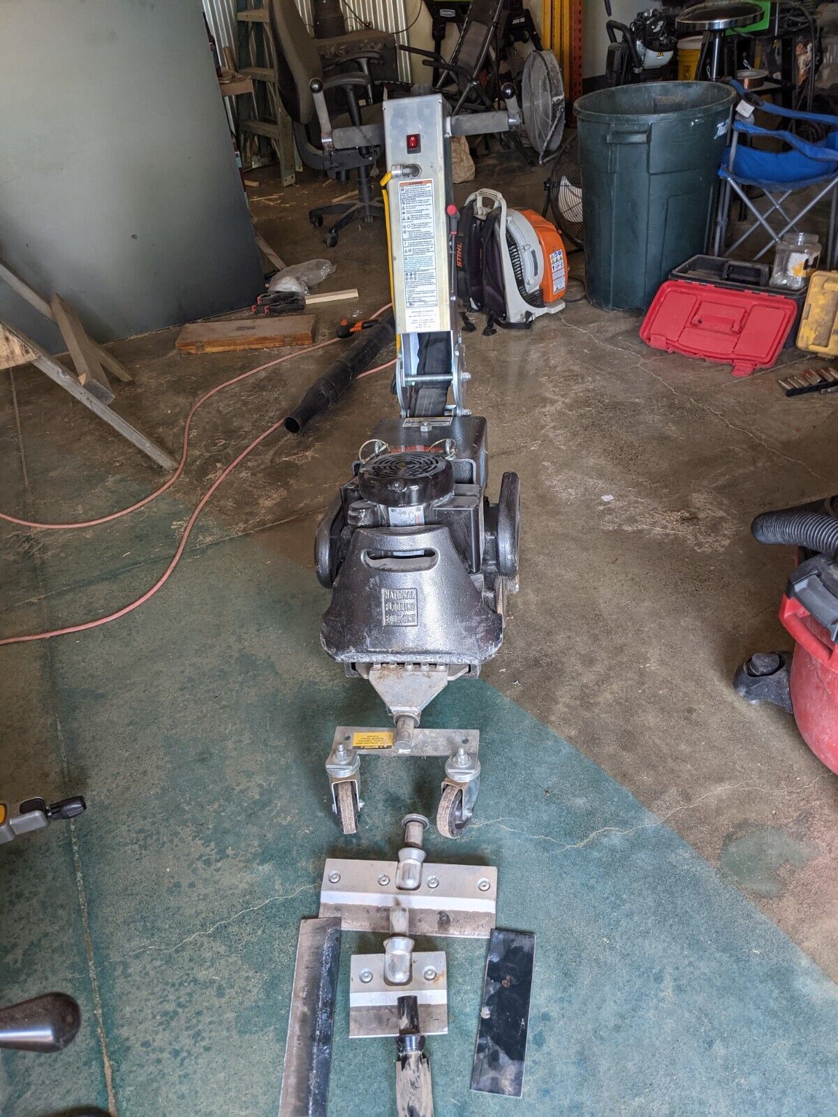 Self-propelled Flooring Scraper brand = National Flooring - Fresh Stock Dated February 2026