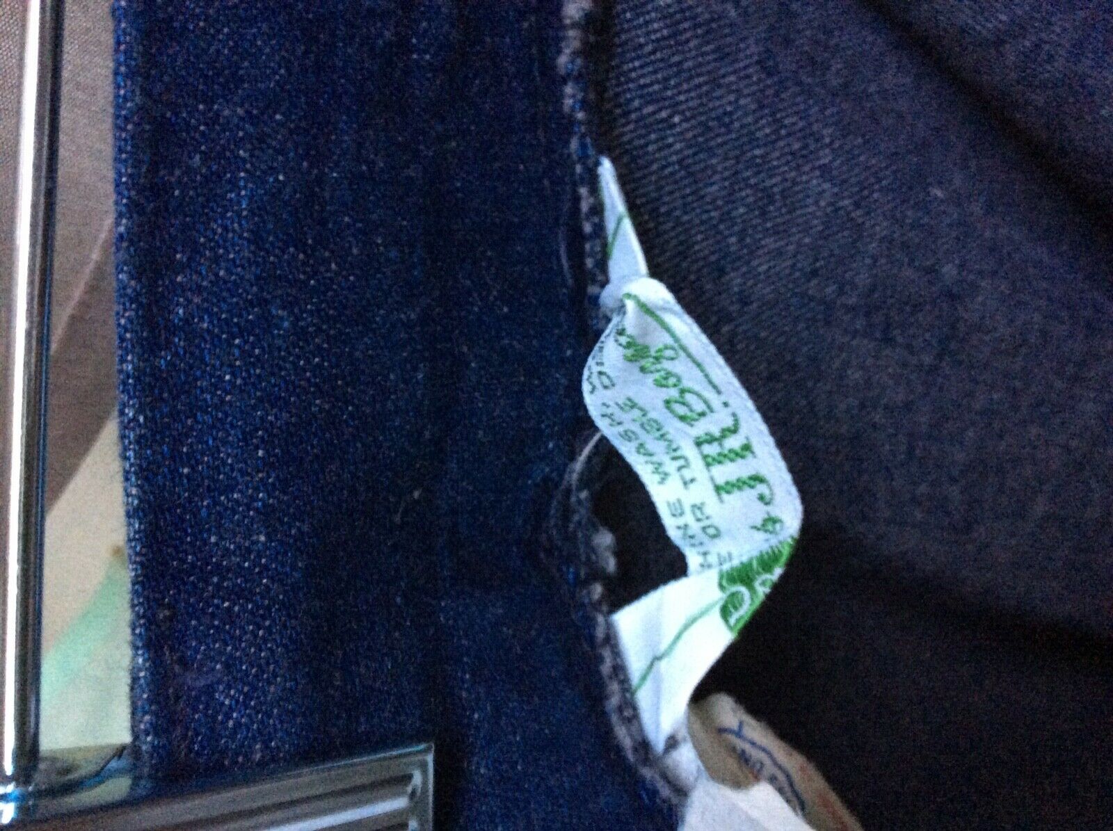 1975 Vintage Original Denim Skirt A-line Cute Pockets Belt Loops REALLY CUTE - Fresh Stock Dated February 2026