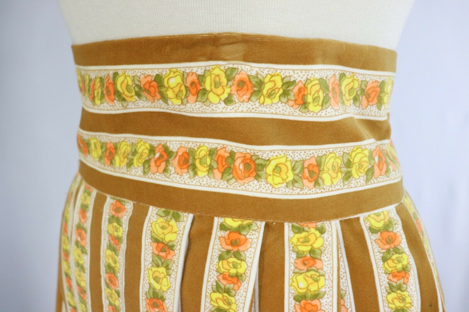 Vintage 60s 70s Velvet Mini Skirt - Fresh Stock Dated February 2026