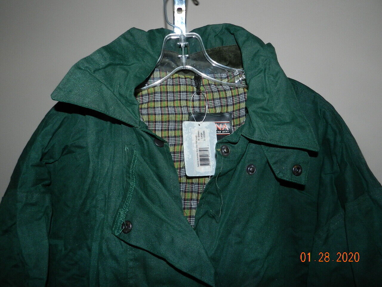 Sedona Professional Riding Gear Australian wax coat Full length green L Mens - Fresh Stock Dated December 2025