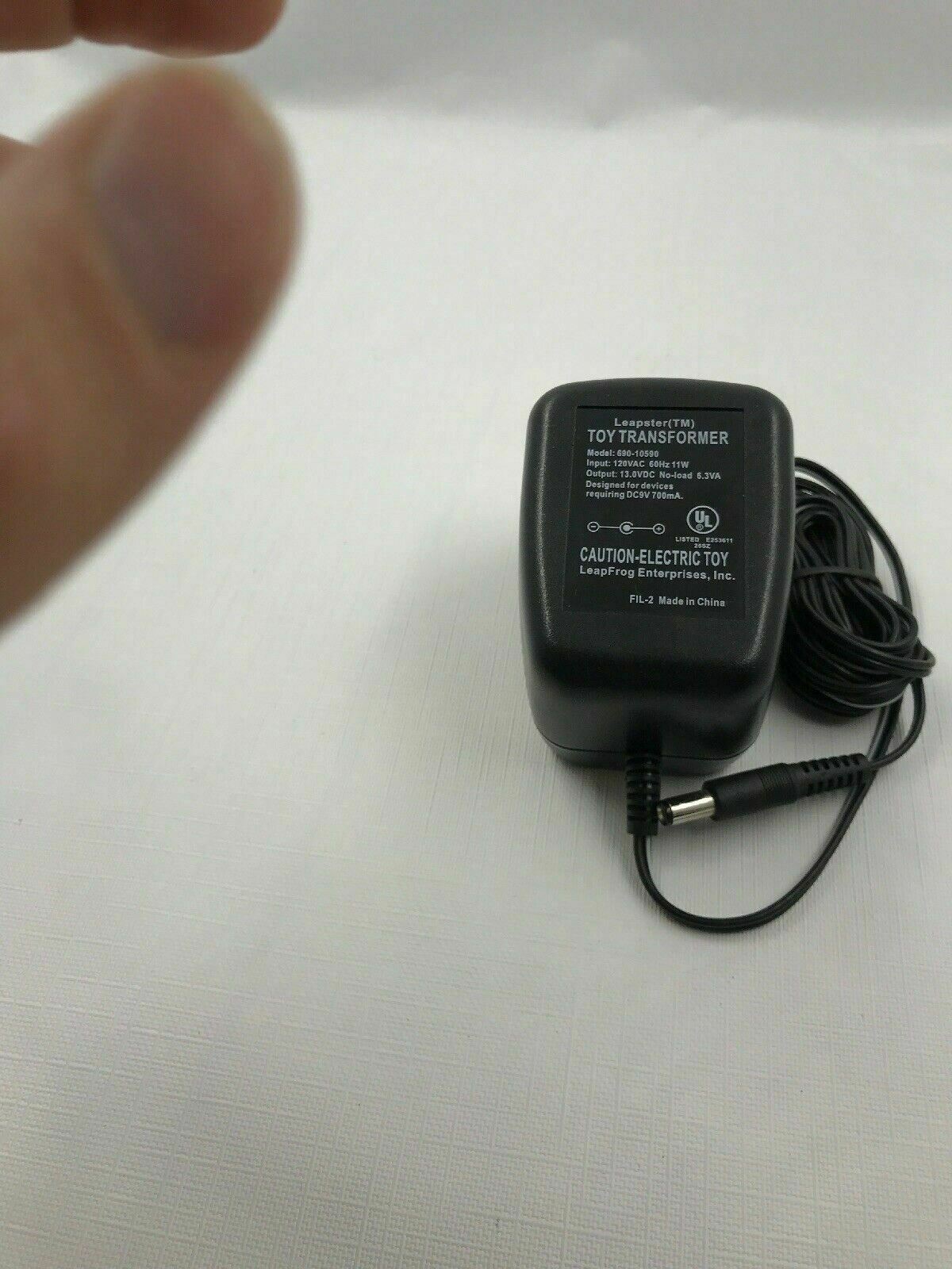 Leapster Leapfrog 690-10590 Toy Transformer AC Adapter Charger Output 13V - Fresh Stock Dated February 2026