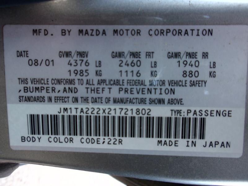 2001-2002 Mazda Millenia  Automatic Transmission 2300 *98K* - Fresh Stock Dated February 2026