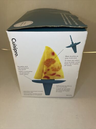 Cuisipro Snap-Fit Sailboat Pop Molds 6 | BPA Free | Frozen Popsicle Mold - Fresh Stock Dated December 2025