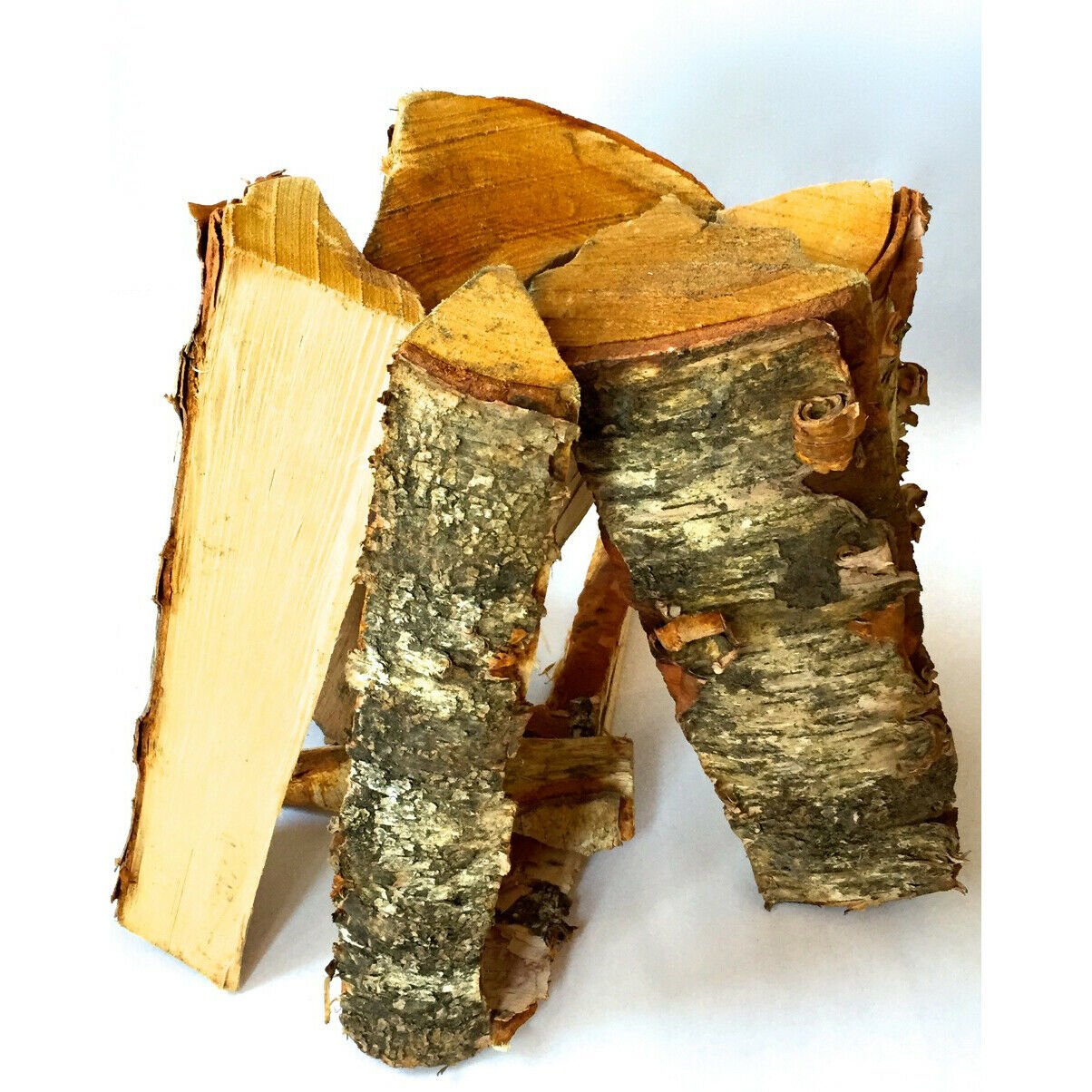 TimberTote Natural Hardwood Mix Fire Log Bundle for Fireplace & Firepit (Used) - Fresh Stock Dated December 2025