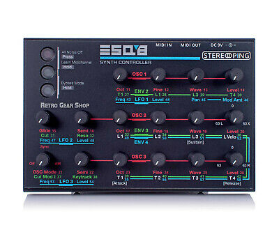 Stereoping CE-1 ESQ8 Midi Controller for Ensoniq ESQ SQ80 Rare Vintage Synth - Fresh Stock Dated February 2026