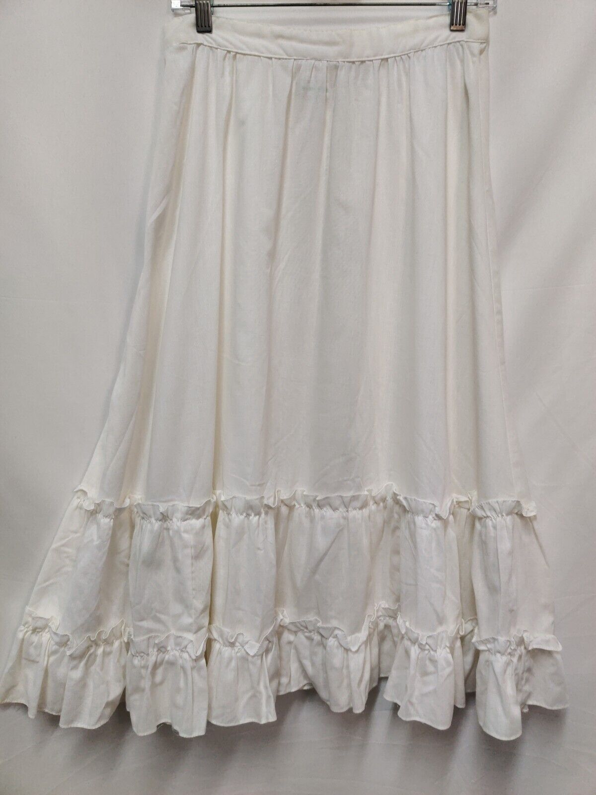 Jessica's Gunnies Gunne Sax Ivory Button Front Skirt Sz 13 VTG 70s Prairie Boho - Fresh Stock Dated March 2026