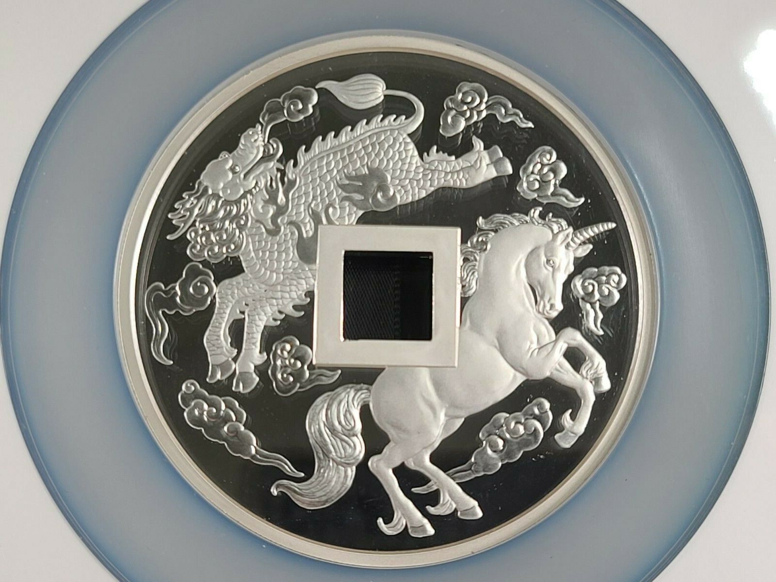 2019 Silver 5 Ounce Unicorn Vault Protector NGC Gem Proof Medal Song Fei 419/500 - Fresh Stock Dated February 2026