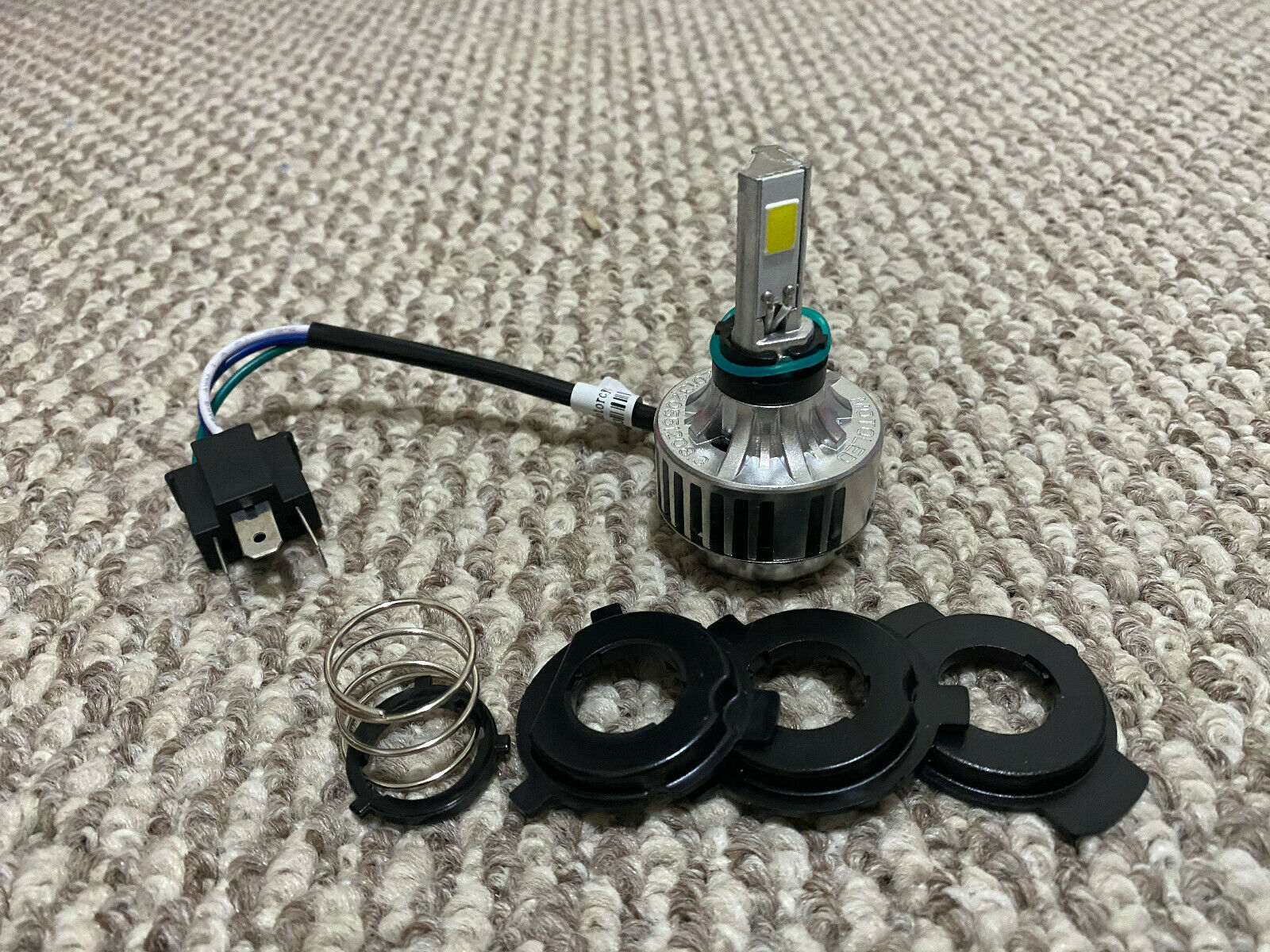 Motorcycle Headlight H4 LED Headlight Bulbs 24W 22W High Low Beam LED - Fresh Stock Dated February 2026