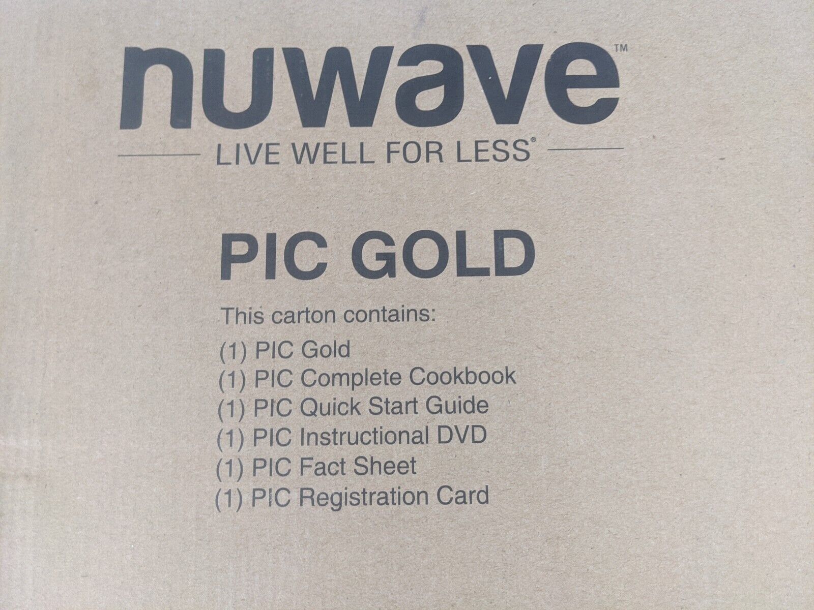Precision Nuwave 30211 BQ PIC Gold Portable Precision Induction Cooktop NEW - Fresh Stock Dated February 2026