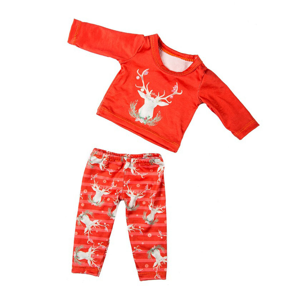 Chirstmas Clothes Pants Shirt For 18 Inch American Boy Climbing for Toddlers 1-3 - Fresh Stock Dated February 2026