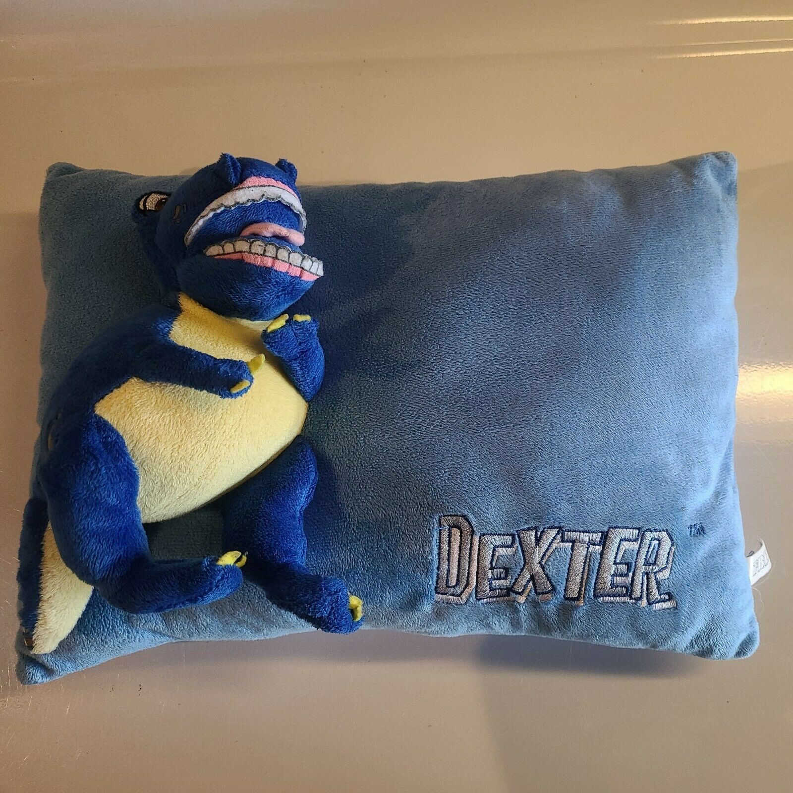 Tyrannosaurus Rex DEXTER PILLOW accent pillow 3D Dino - Fresh Stock Dated February 2026