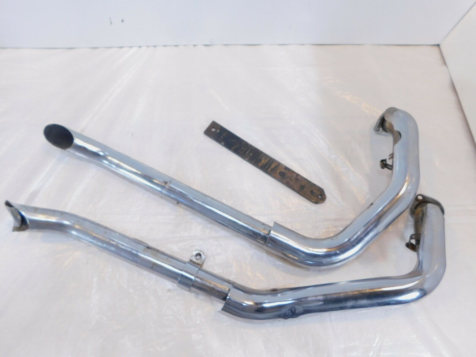 1986-2003 Harley Davidson Sportster 883 & 1200 Exhaust Header Drag Pipe System - Fresh Stock Dated February 2026