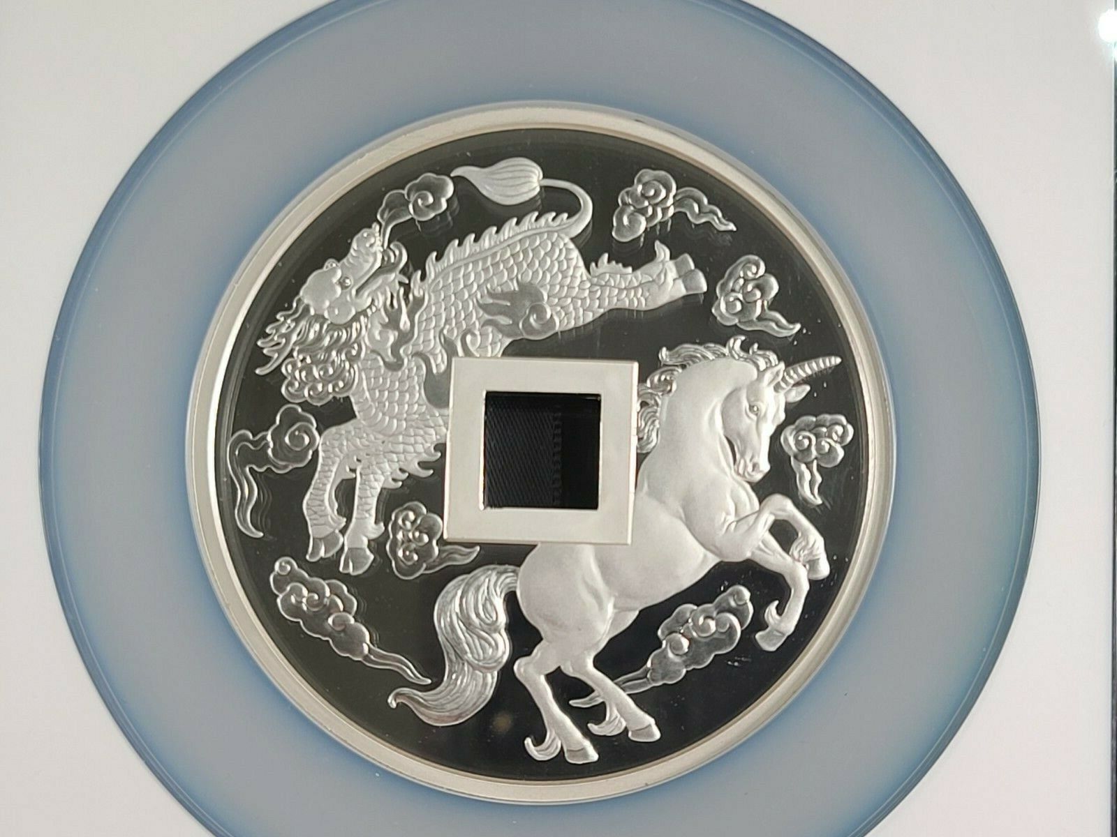 2019 Silver 5 Ounce Unicorn Vault Protector NGC Gem Proof Medal Song Fei 419/500 - Fresh Stock Dated February 2026
