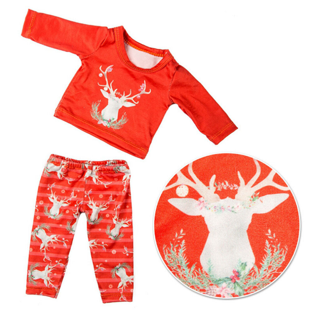 Chirstmas Clothes Pants Shirt For 18 Inch American Boy Climbing for Toddlers 1-3 - Fresh Stock Dated February 2026