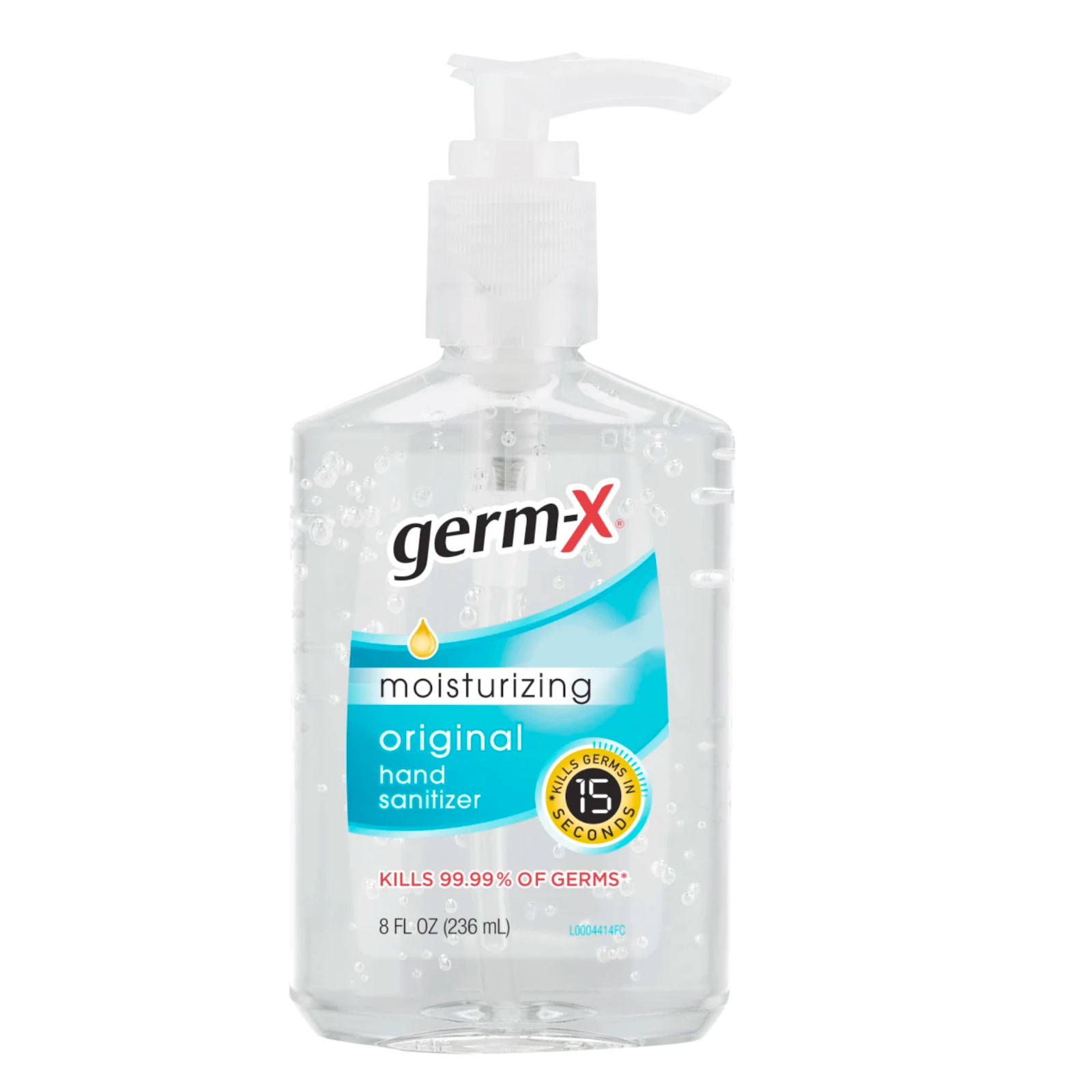 Germ-X Instant Original Hand Sanitizer 8 oz Bottle EXP ( 06/22 ) 12 -Pack-Pump - Fresh Stock Dated February 2026