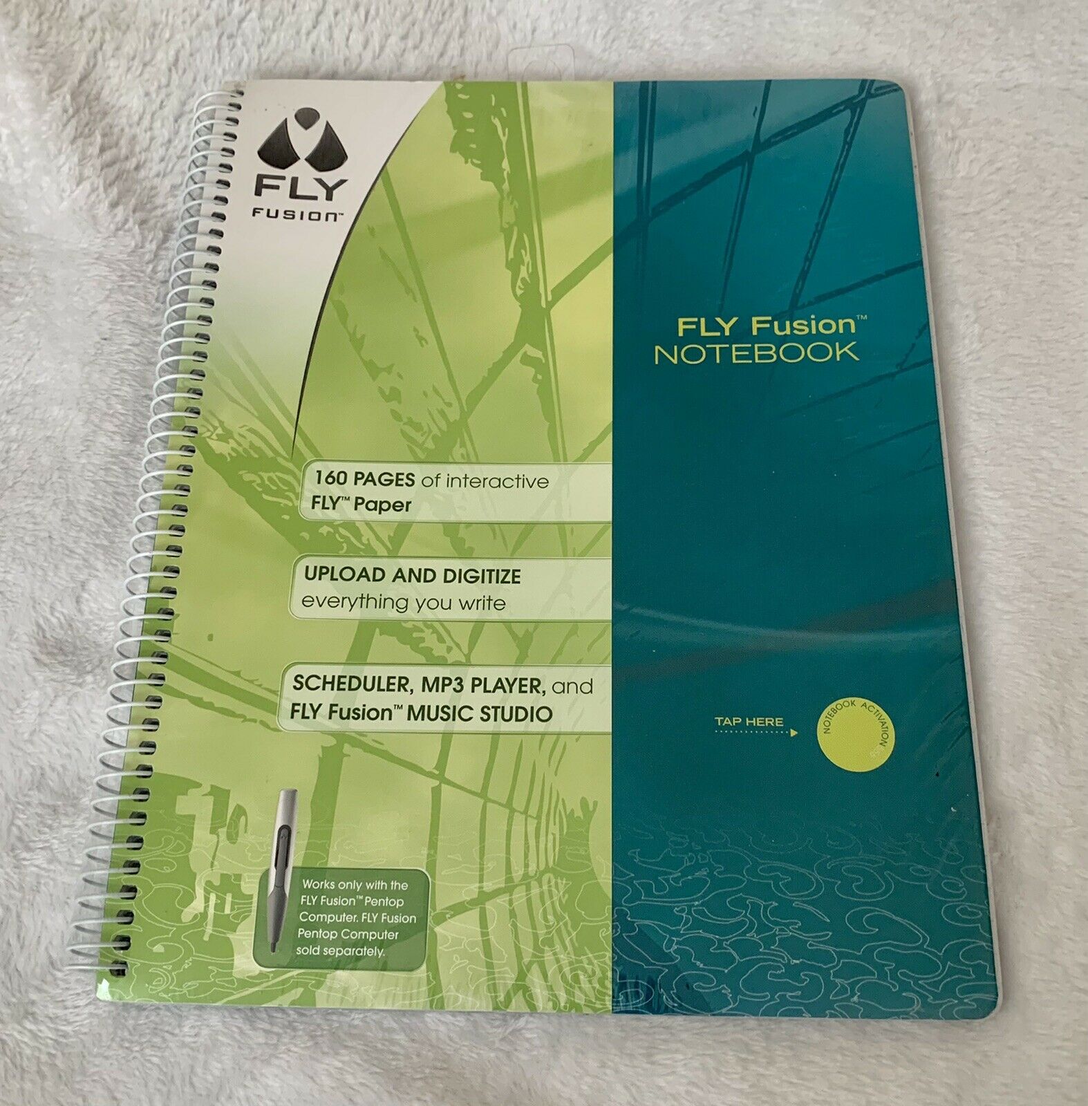 🌷 Lot 2 FLY FUSION Digital Pen Paper NOTEBOOK Refill Replacement Pentop Comp. - Fresh Stock Dated December 2025