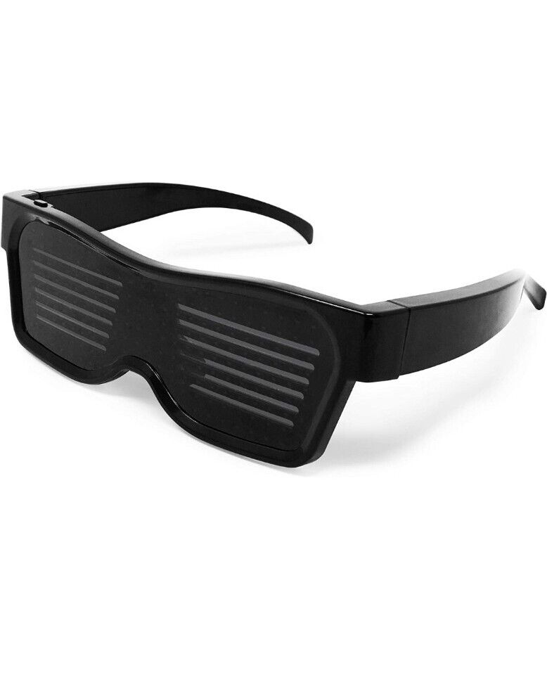 EYEFLASHES LED Glasses for Parties - LED Bluetooth Glasses for Festivals - Cool - Fresh Stock Dated February 2026