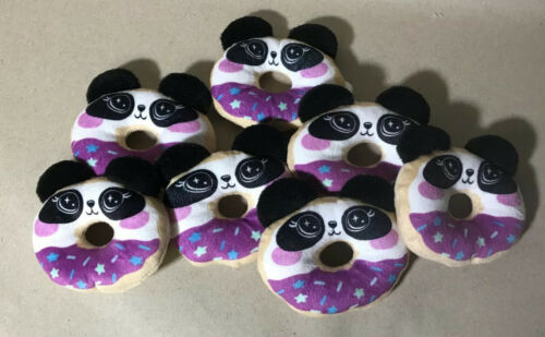 Justice Panda Donut Scented Pocket 21” Pillow & 7 Mini Plush Donuts- RARE!! - Fresh Stock Dated December 2025