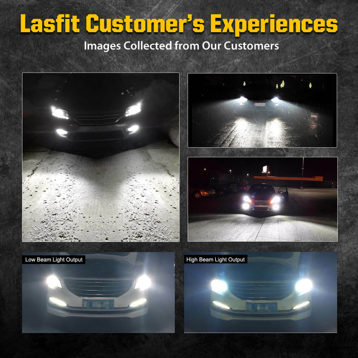 Lasfit H4 9003 LED Bulb High Low Beam Motorcycle Headlight Super Bright White 2X - Fresh Stock Dated February 2026