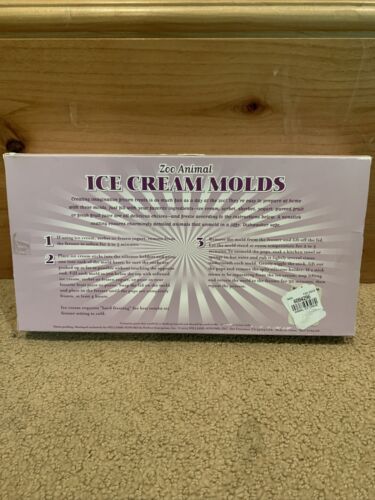 Hard To Find Williams Sonoma Zoo Animals Ice Cream Molds - Fresh Stock Dated February 2026