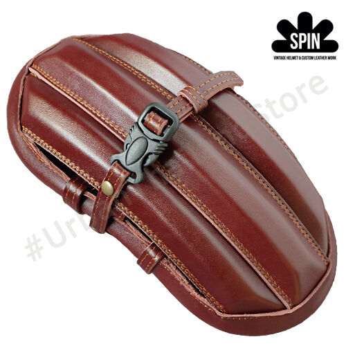 Vintage Cycling Bicycle Helmet Adult Genuine Leather L'eroica Italy Retro Hat - Fresh Stock Dated December 2025