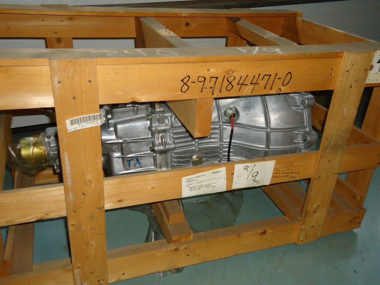 New NOS Genuine 1998 1999 Honda Isuzu Manual Transmission 8-97184471-0 2wd - Fresh Stock Dated February 2026