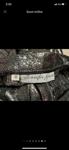 Vintage Metallic Snakeskin Skirt - Fresh Stock Dated February 2026