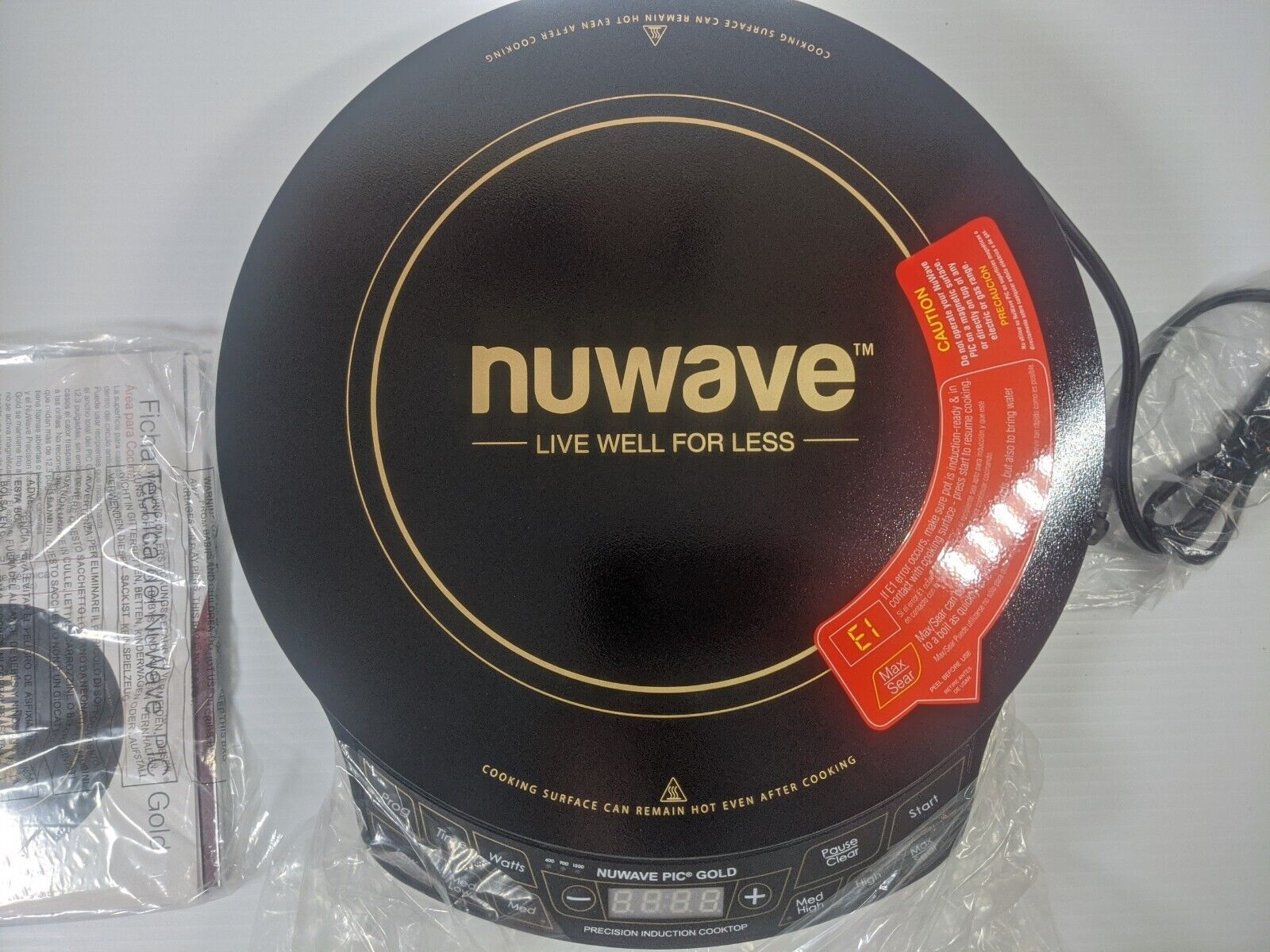 Precision Nuwave 30211 BQ PIC Gold Portable Precision Induction Cooktop NEW - Fresh Stock Dated February 2026