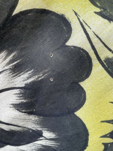 Vintage 1950s 50s Floral Hand Painted Mexican Circle Skirt W27 S/M - Fresh Stock Dated December 2025