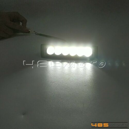Dirt Bike Dual Sport 6pcs LED Light Bar 12V/24V Work Light Off Road Lights IP 67 - Fresh Stock Dated February 2026