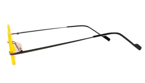 Cartoon Anime Manga Rimless Costume Party Cosplay Orange Oval Lens Sunglasses - Fresh Stock Dated February 2026