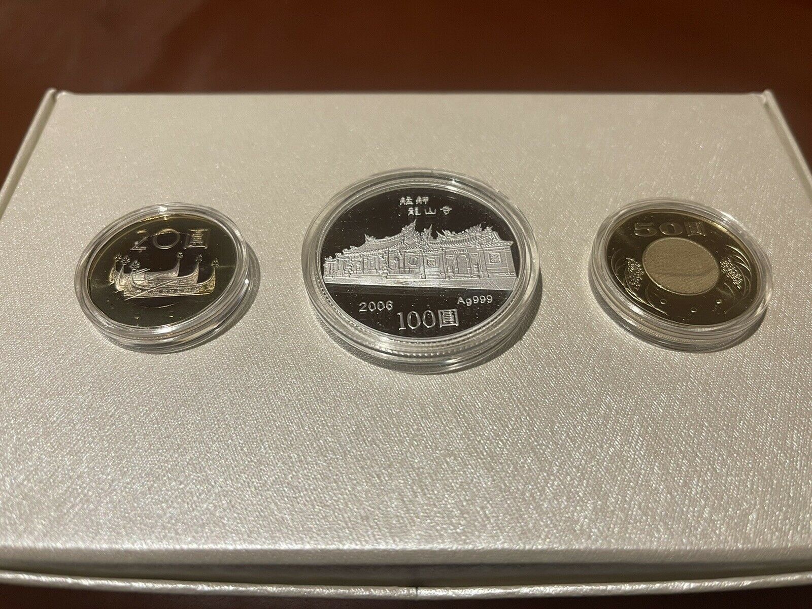 China Taiwan 2006 Lunar Dog Zodiac Commemorative Coin Set Silver Coin 1oz COA - Fresh Stock Dated February 2026