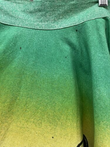 Vintage 1950s 50s Floral Hand Painted Mexican Circle Skirt W27 S/M - Fresh Stock Dated December 2025