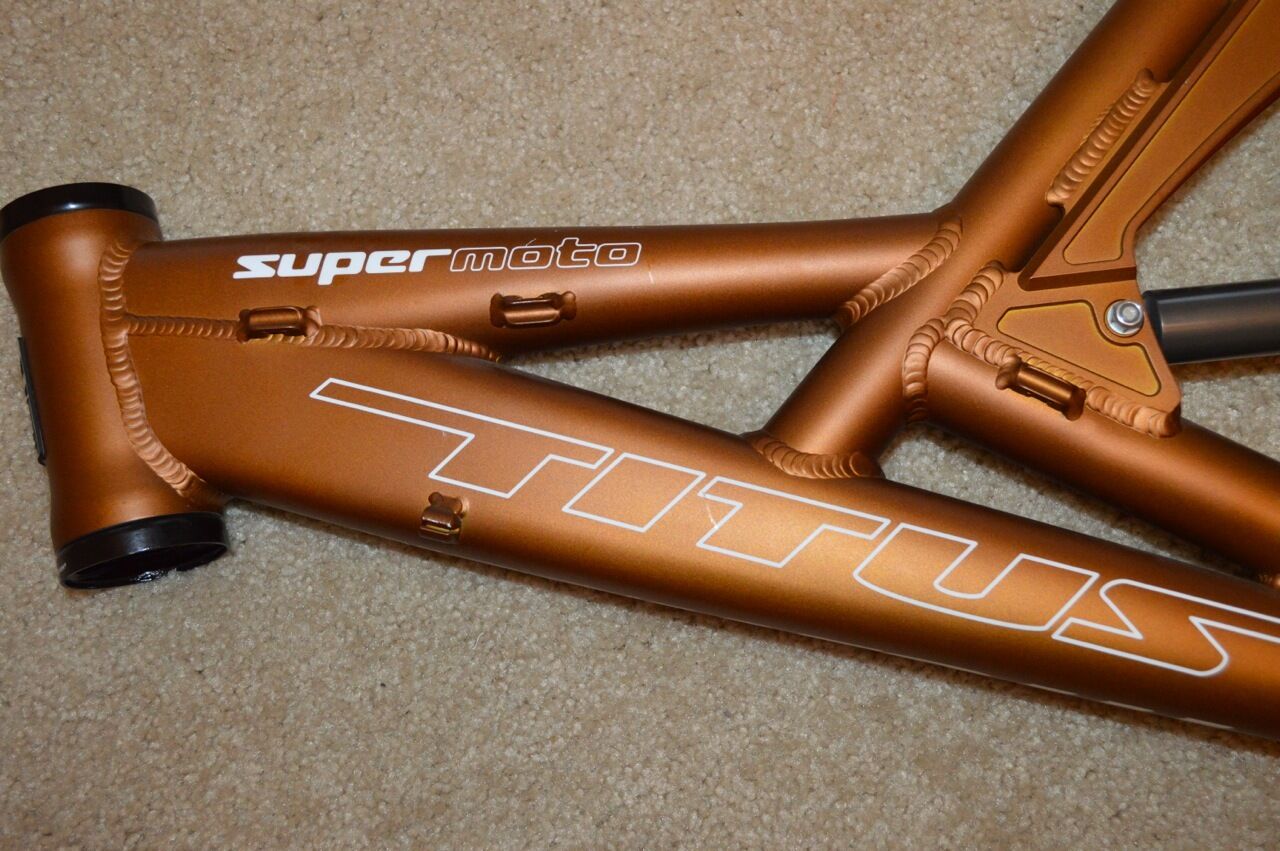 NEW Titus Supermoto frame with Fox DHX Air 5.0 rear shock - Fresh Stock Dated February 2026