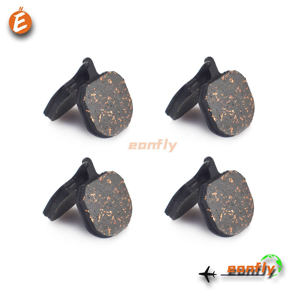 4 Pairs Bike Bicycle Organic Disc Brake Pads For BENGAL Helix 3 Helix 3SL Strida - Fresh Stock Dated February 2026