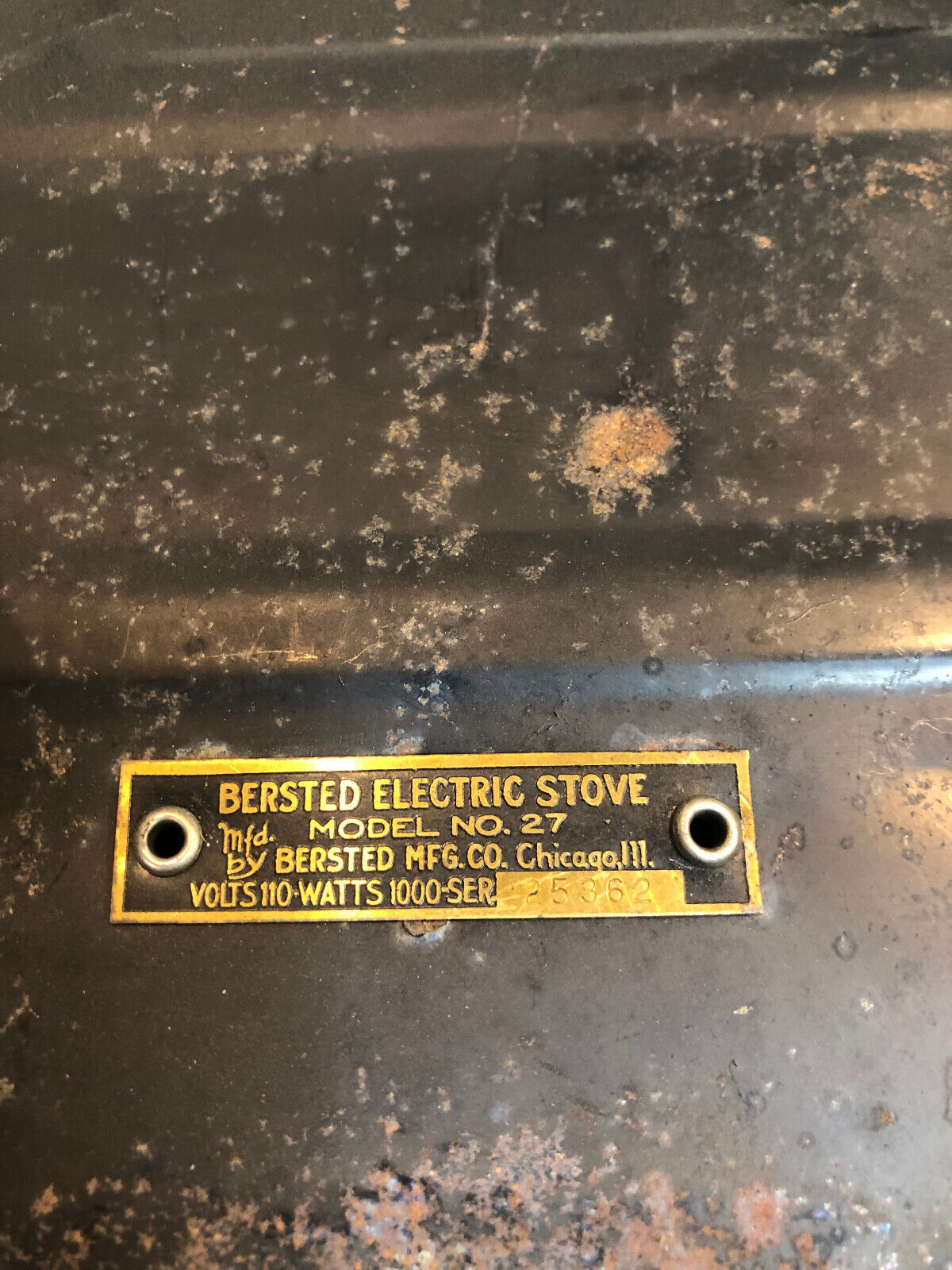 Table Top Double Burner Bersted Electric Stove Model 27 - Fresh Stock Dated February 2026