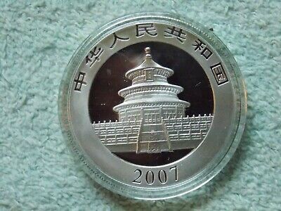2007 Chinese Silver Panda 10 Yuan 1 OZ BU - Fresh Stock Dated February 2026