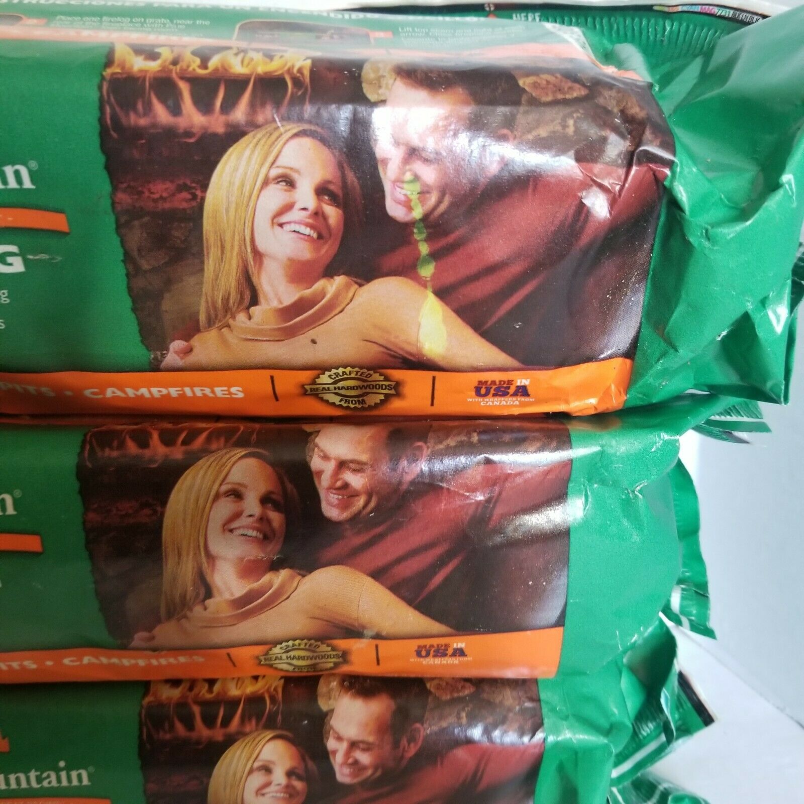 Pine Mountain Fire Logs 3 Hour Burn Time, Campfires, Fireplaces 3 PACK - Fresh Stock Dated December 2025