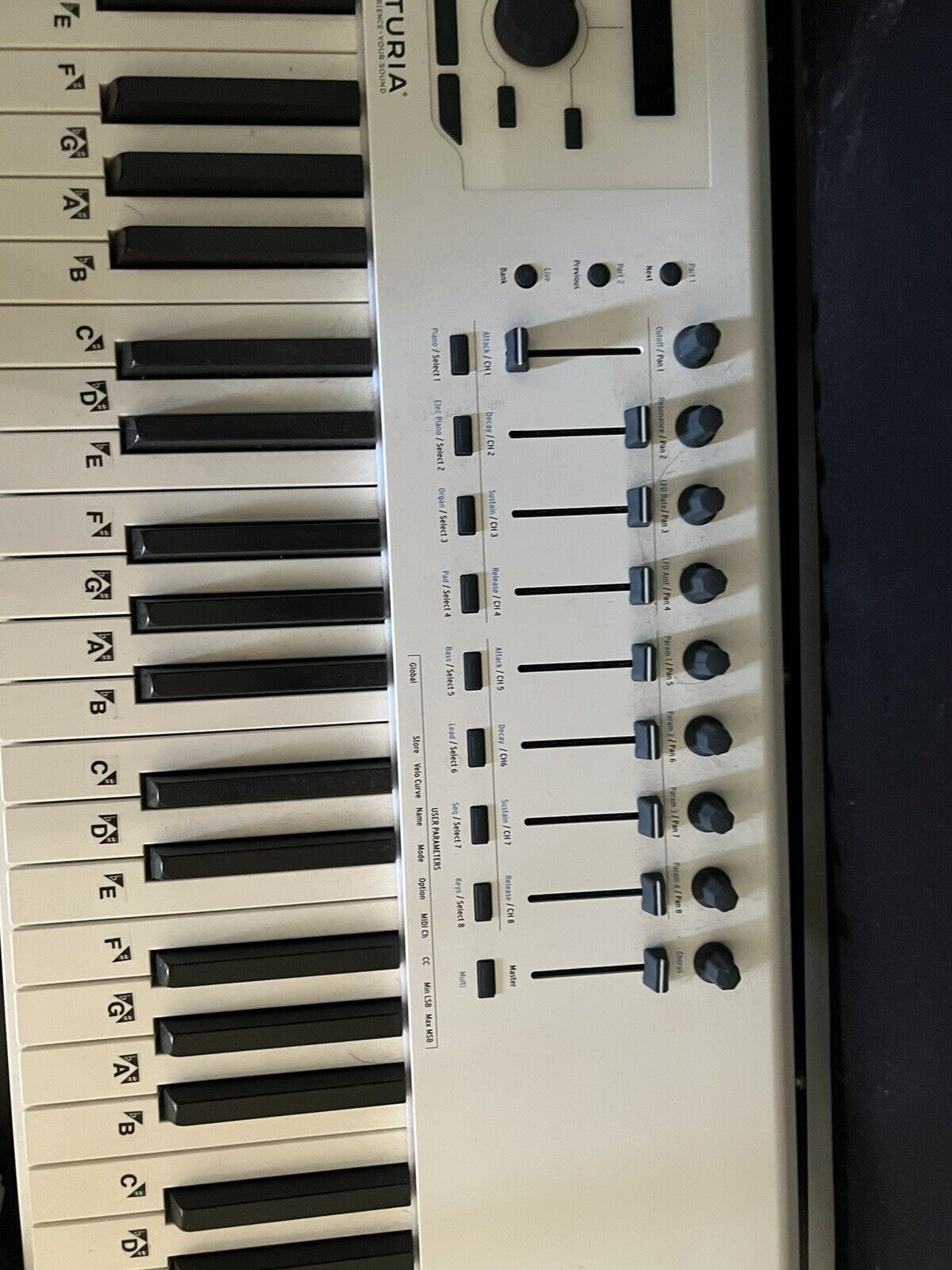 Arturia Keylab 88 MkII 230641 Keyboard Controller - White (Local Pickup Only) - Fresh Stock Dated February 2026