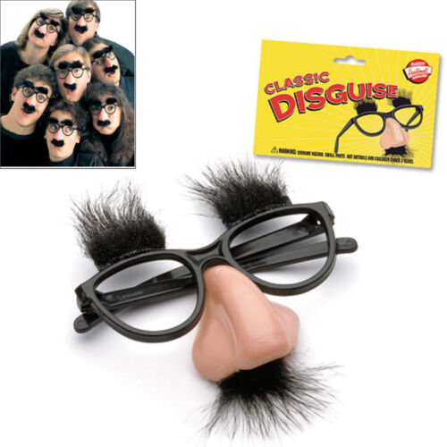 Fancy Cosplay Disguise Moustache Glasses Halloween Party Dress Big Nose - Fresh Stock Dated February 2026