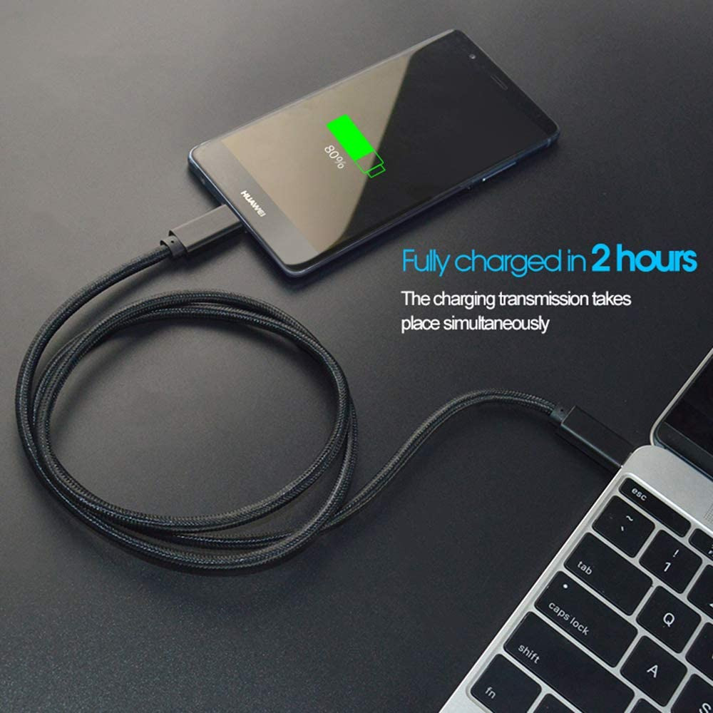 CBUS 5A 100W USB-C Cable, 6.6ft USB Power Delivery (PD) Fast Charge Black - Fresh Stock Dated February 2026