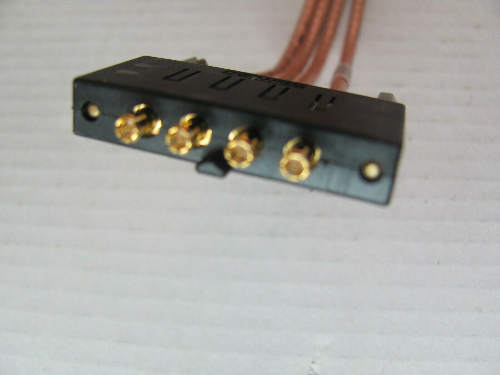 2x Samtec  Male MMCX to Female SMA Coaxial Cable Assembly, 100Cm Length, RG-316 - Fresh Stock Dated December 2025