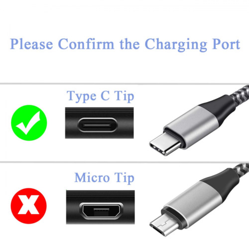 2 Pack 6.6Ft Type C USB Fast Charging Charger Cable Cord for Samsung Blue - Fresh Stock Dated February 2026